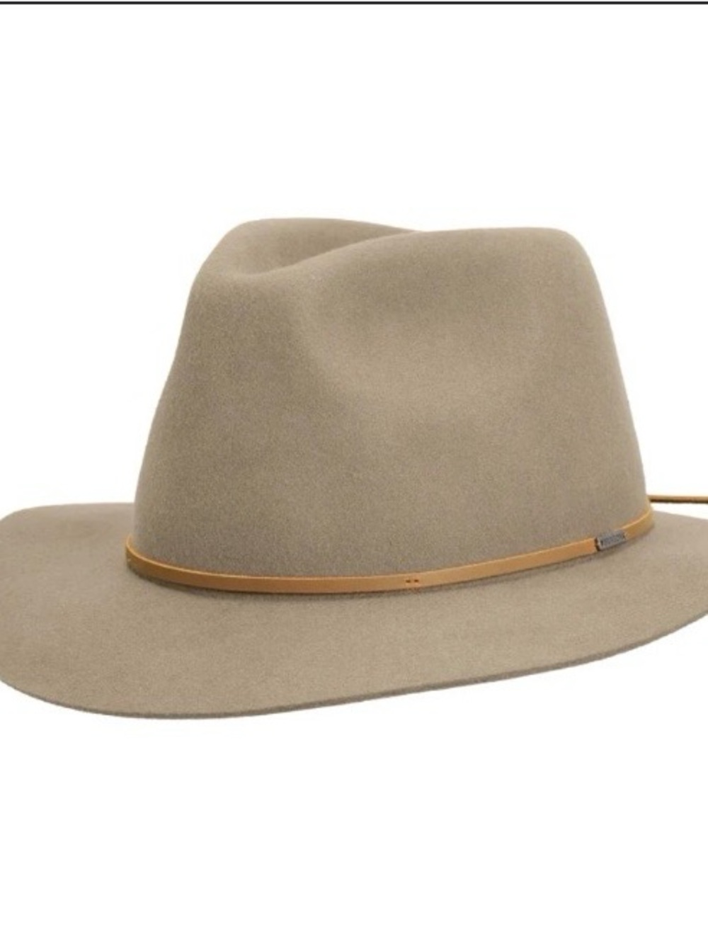 Brixton Tan Fedora Hat